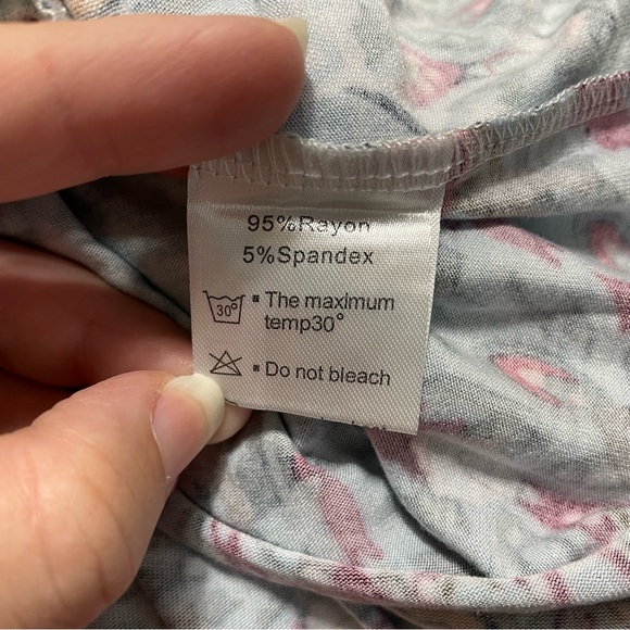 NWT Grecerelle Casual Loose Pocket V Neck Medallion Boho Print Maxi Dress Size S - Picture 13 of 13